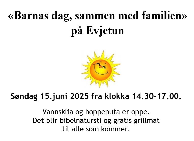 Barnas dag plakat