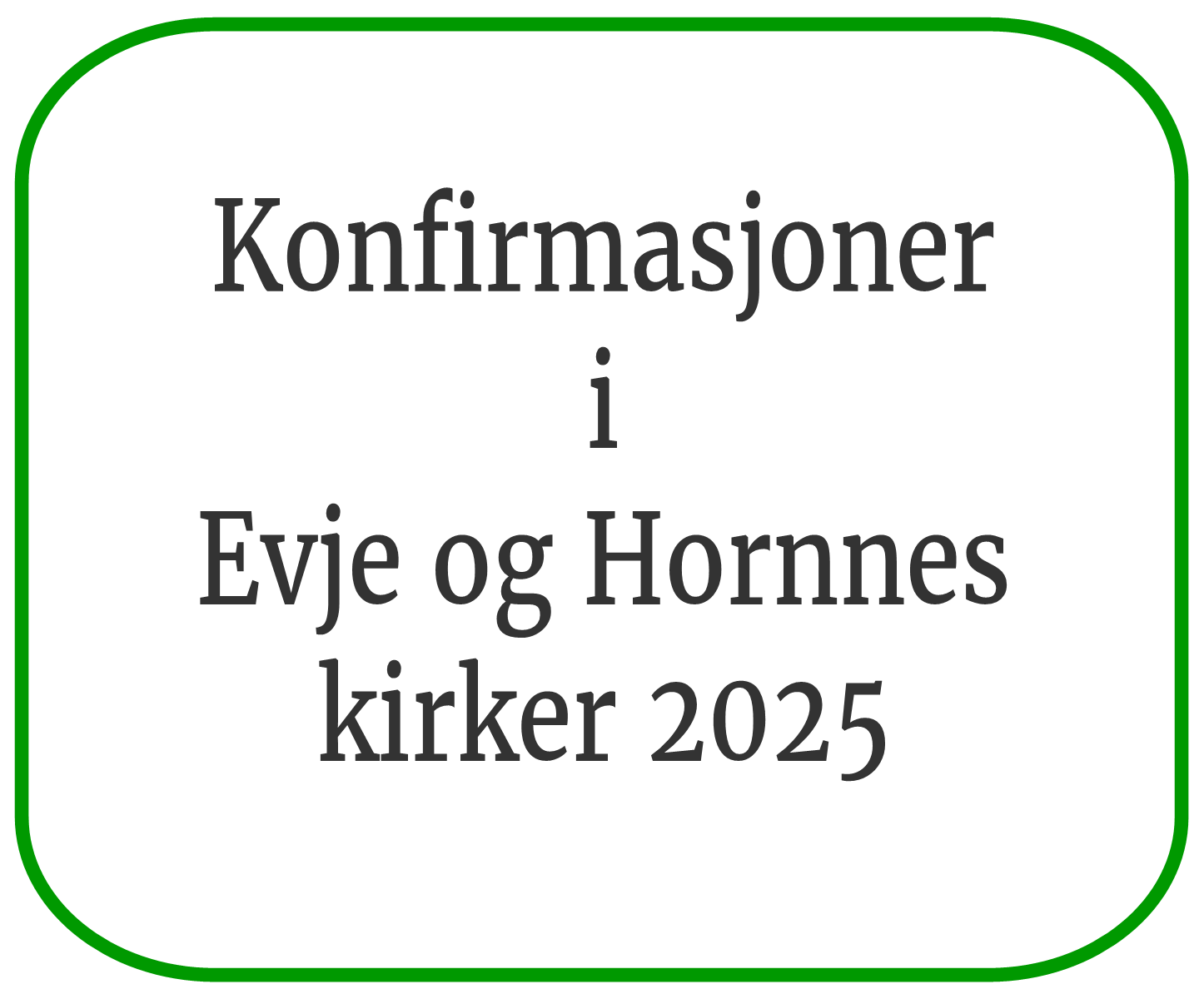 konfirmasjoner