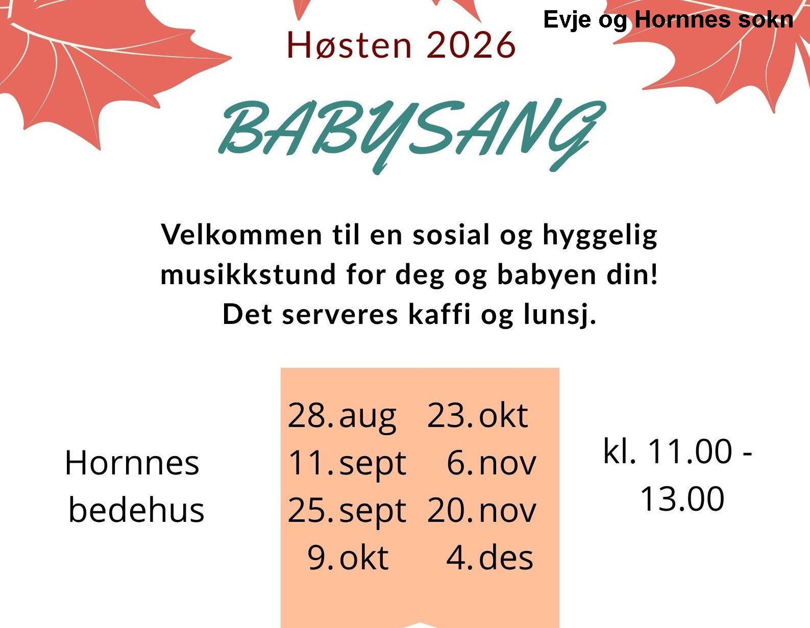 babysang plakat